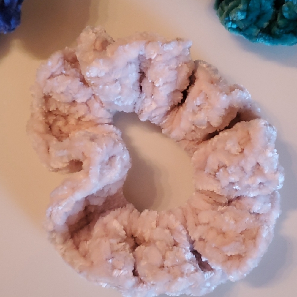 5 Handmade Crochet Scrunchies - Picture 3 of 8